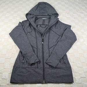 Athleta Women's Fitted Hooded Jacket Size Small with Finger‎ Holes